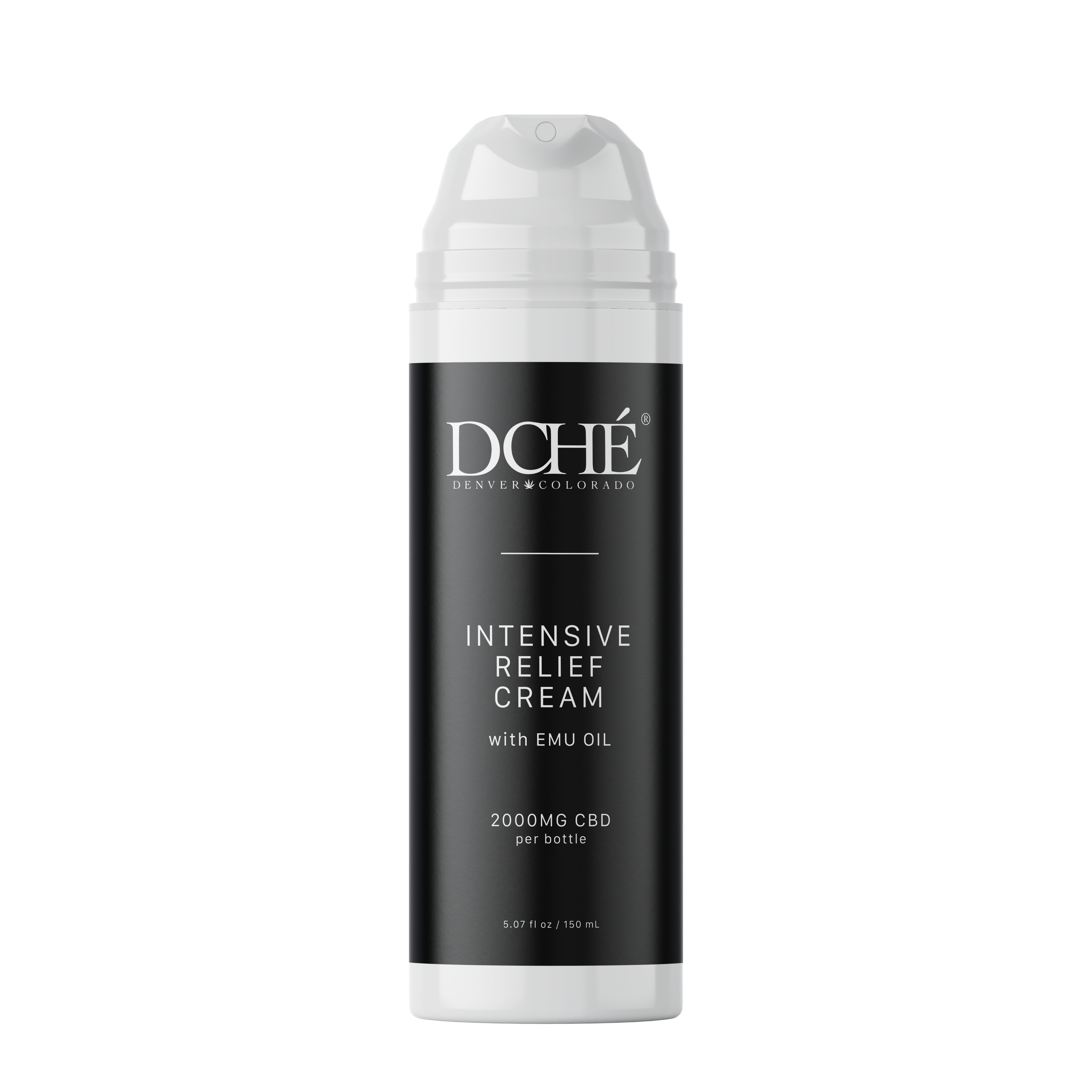 DCHÉ Intensive Relief Cream with Emu Oil 2,000mg — topical CBD cream for targeted pain and inflammation relief