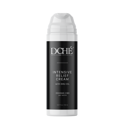 DCHÉ Intensive Relief Cream with Emu Oil 2,000mg — topical CBD cream for targeted pain and inflammation relief